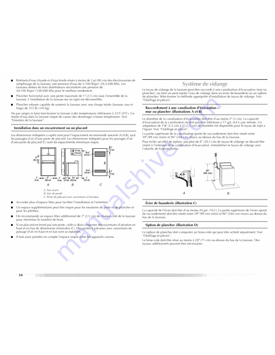 Maytag MTW5600TQ - Centennial Washer Use And Care Manual Download Page 24