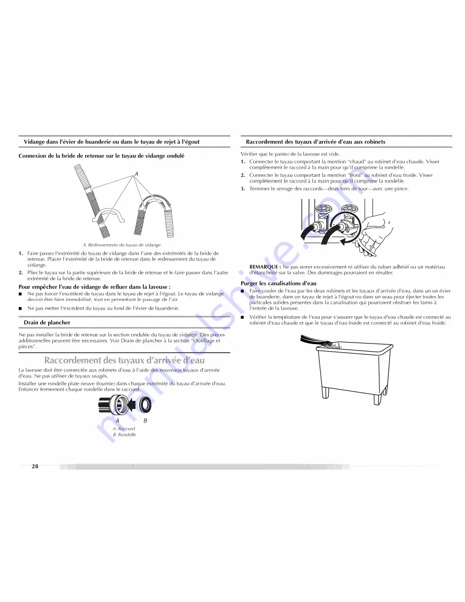 Maytag MTW5600TQ - Centennial Washer Use And Care Manual Download Page 28