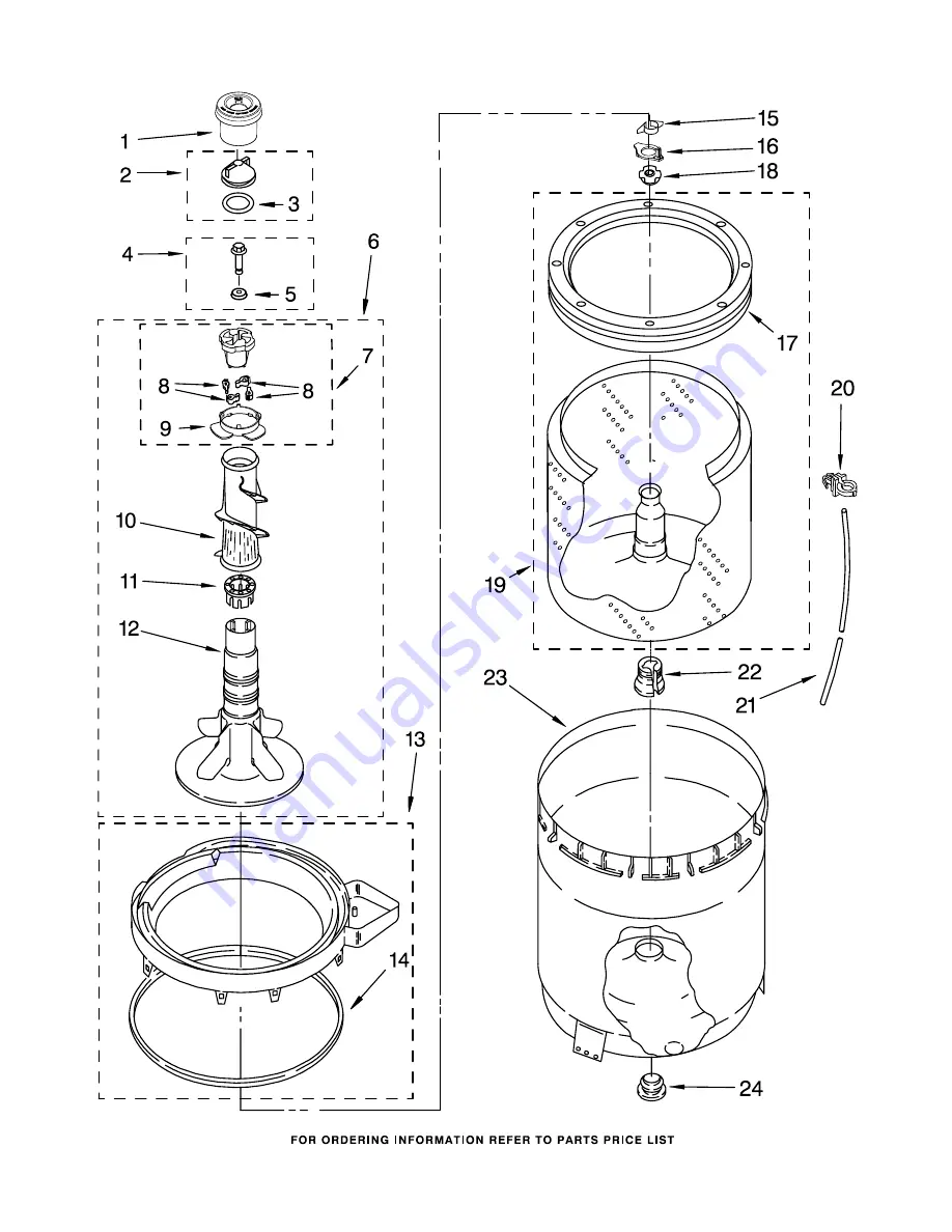 Maytag MTW5600TQ2 Parts List Download Page 5