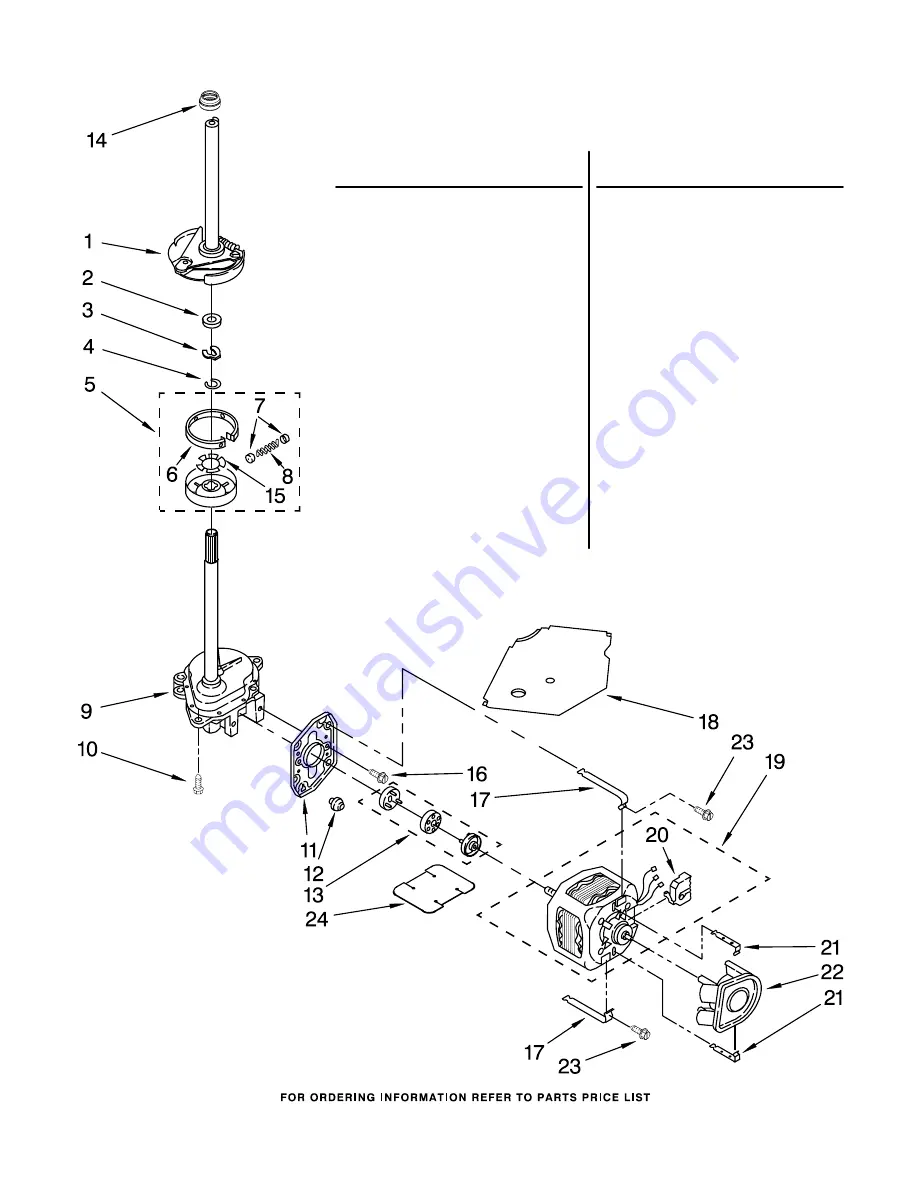 Maytag MTW5600TQ2 Parts List Download Page 7