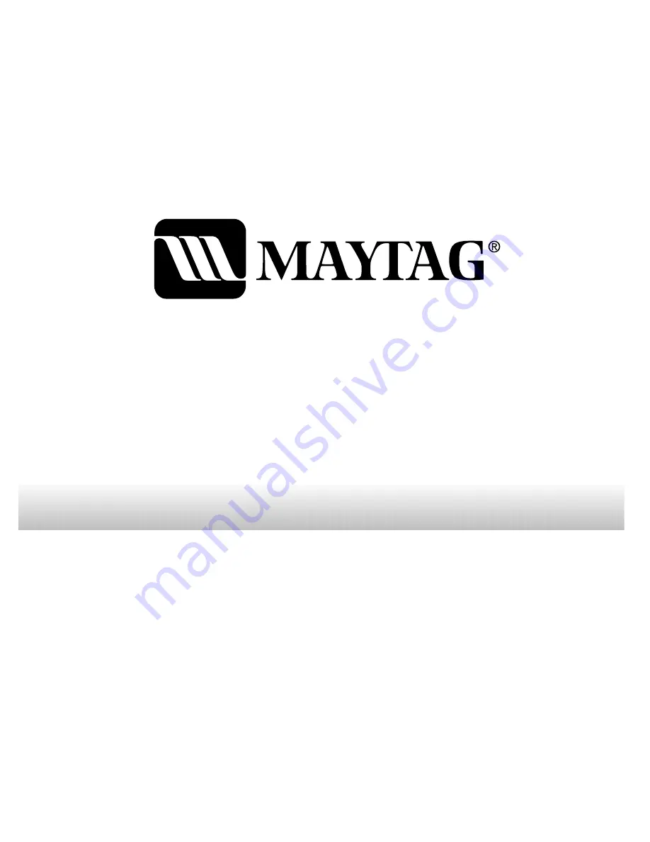 Maytag MTW5807TQ Use And Care Manual Download Page 1