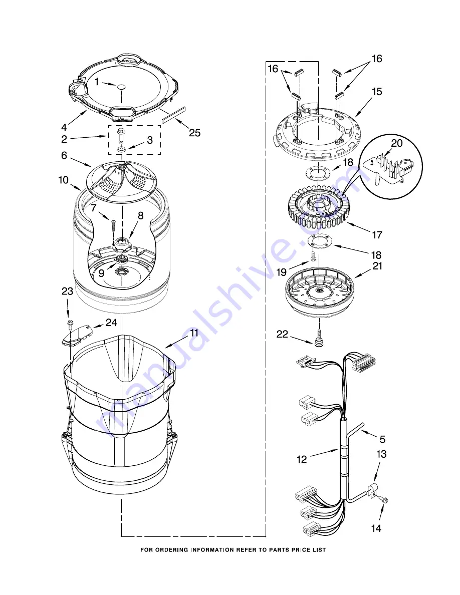 Maytag MVWB450WQ0 Parts List Download Page 5