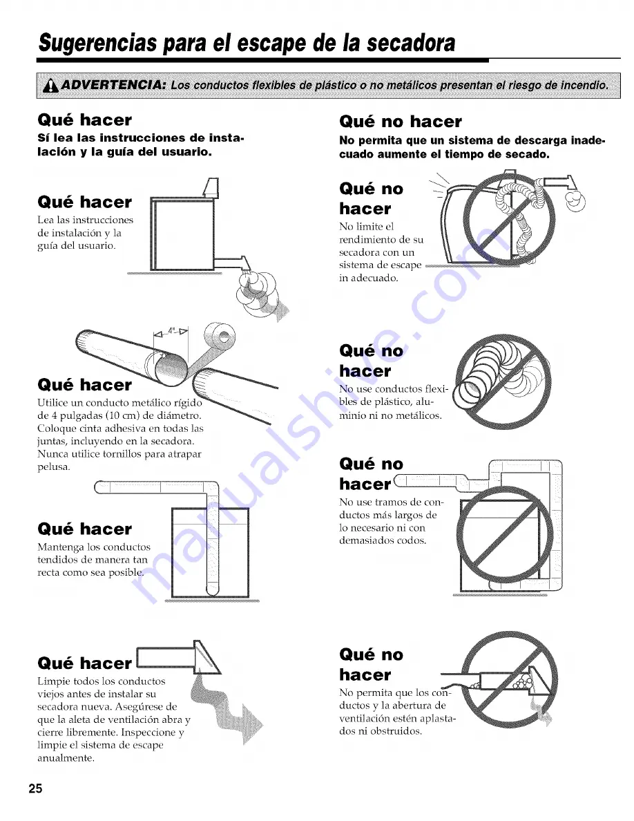 Maytag SDE5401AYW User Manual Download Page 26