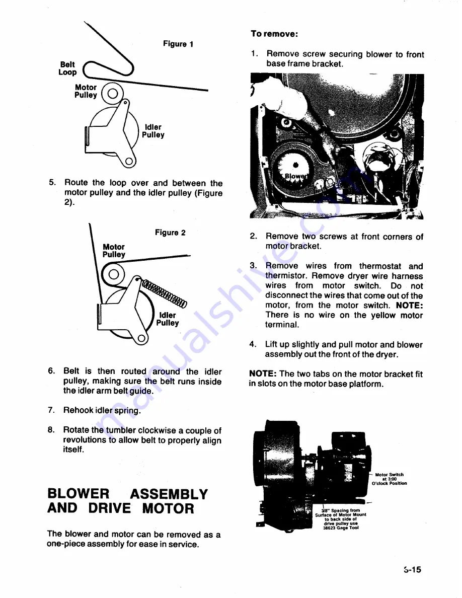 Maytag SE1000 Service Manual Download Page 71