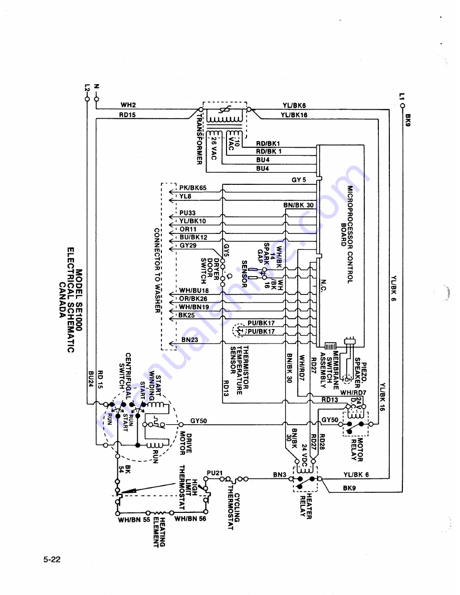 Maytag SE1000 Service Manual Download Page 102