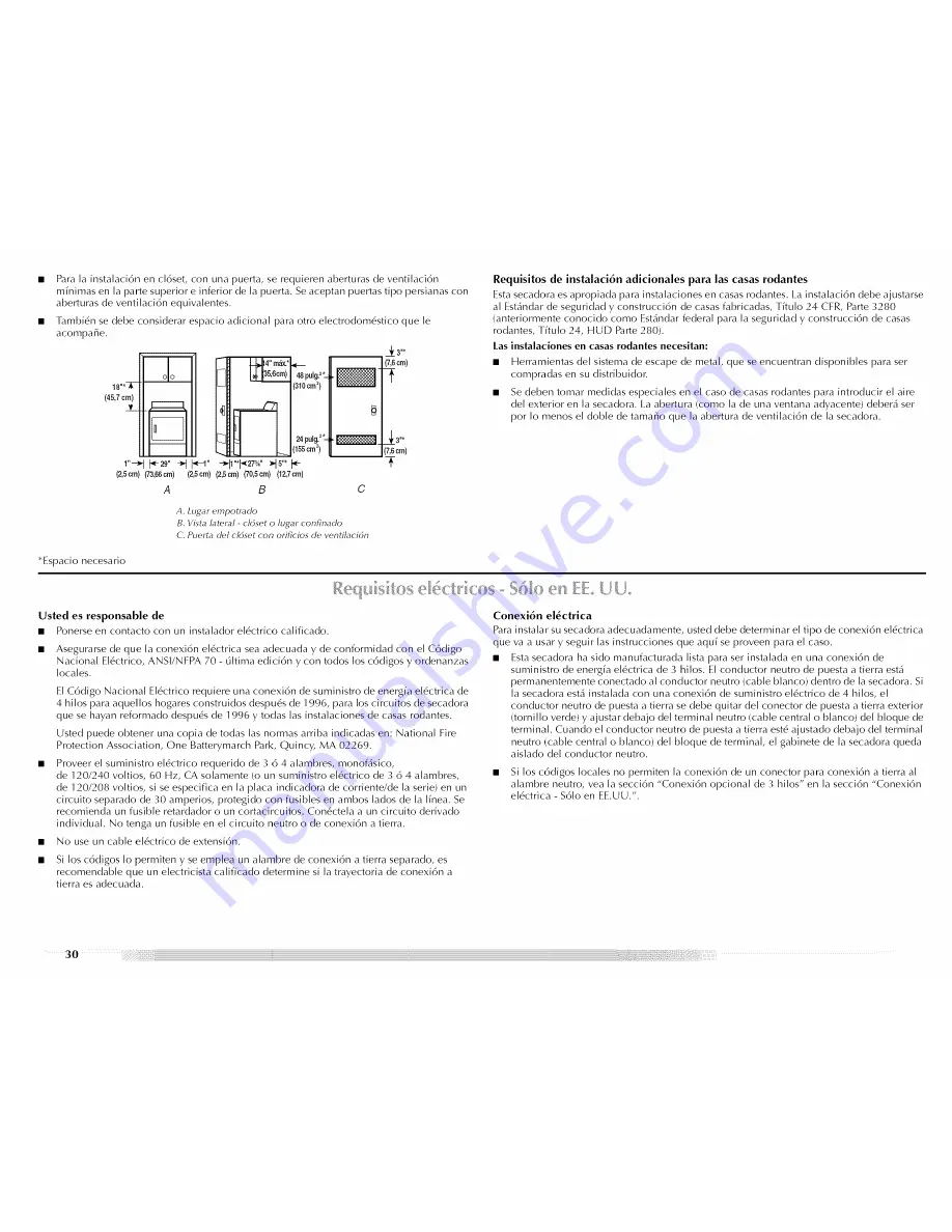 Maytag W10088776A Скачать руководство пользователя страница 30