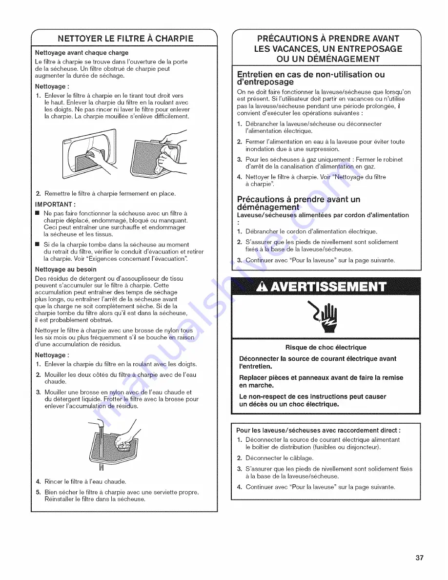 Maytag YMET3800XW1 Use And Care Manual Download Page 37