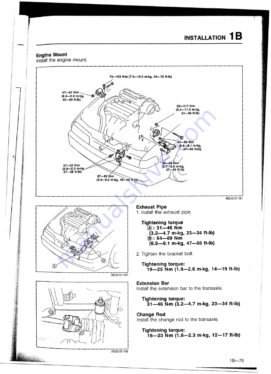 Mazda 626 1989 Скачать руководство пользователя страница 53