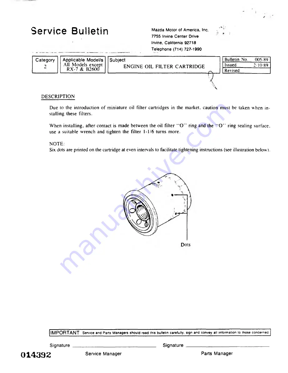 Mazda 626 1989 Скачать руководство пользователя страница 230