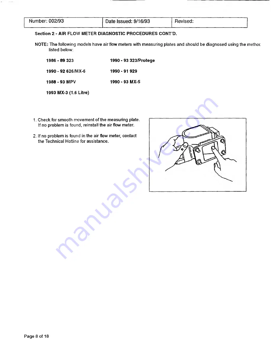 Mazda 626 1989 Скачать руководство пользователя страница 377