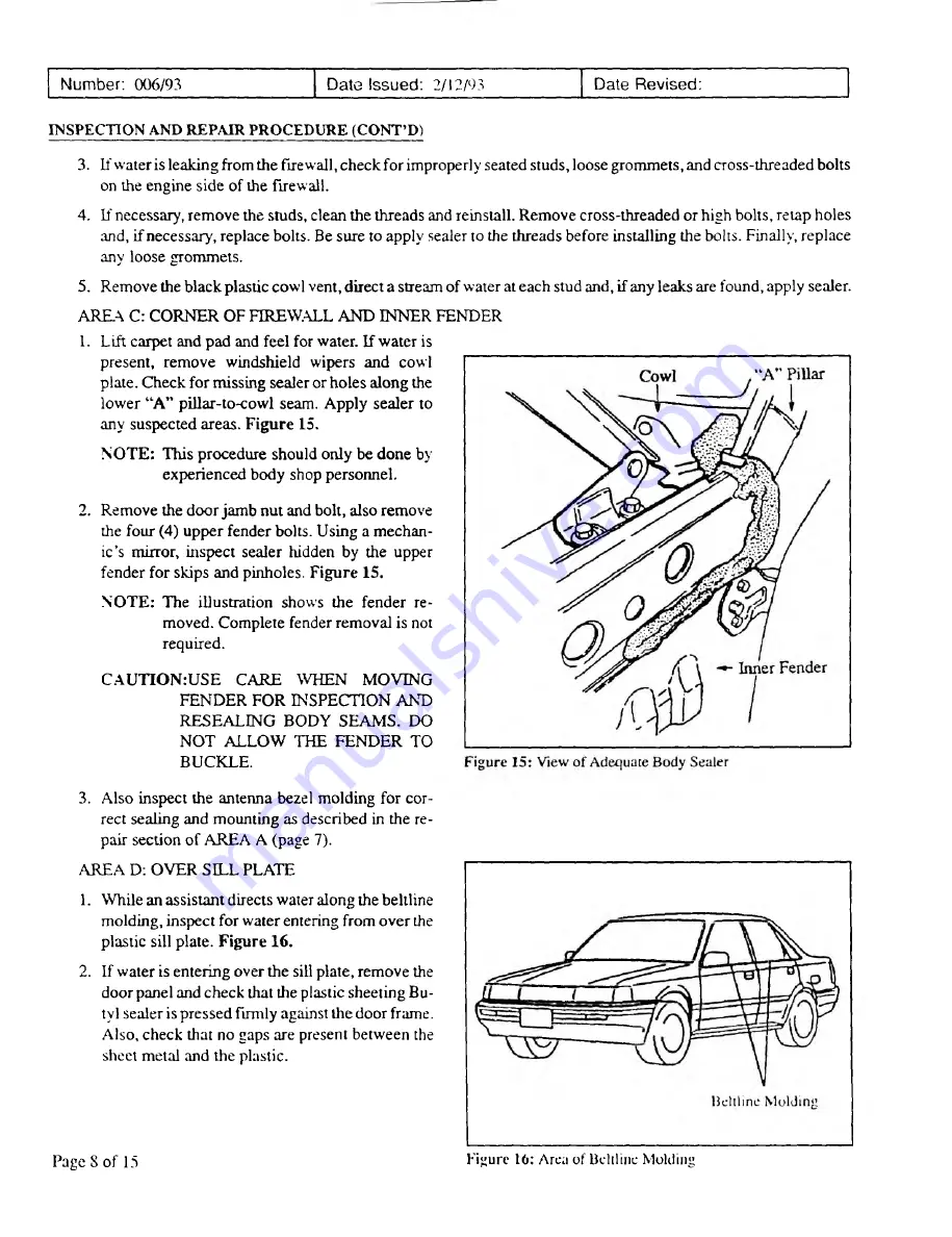 Mazda 626 1989 Скачать руководство пользователя страница 508