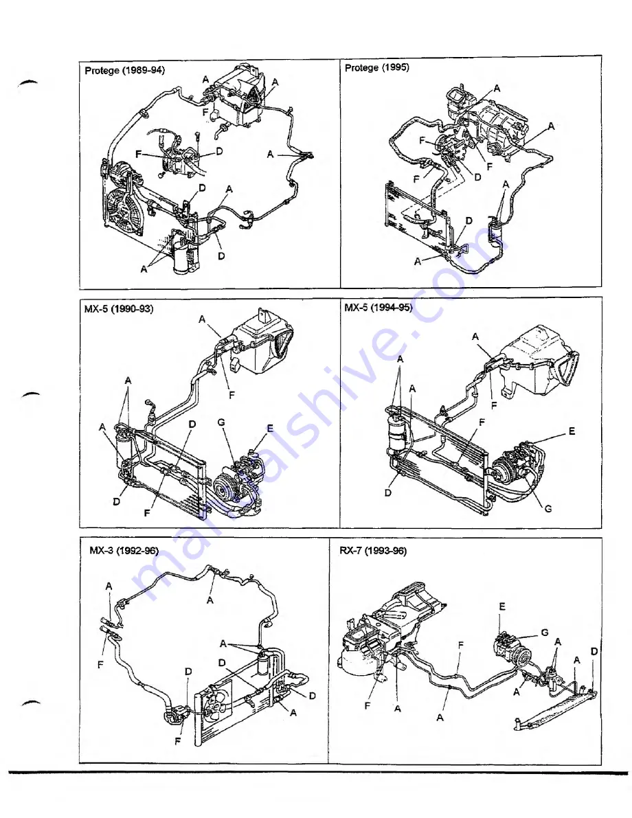 Mazda 626 1989 Скачать руководство пользователя страница 711