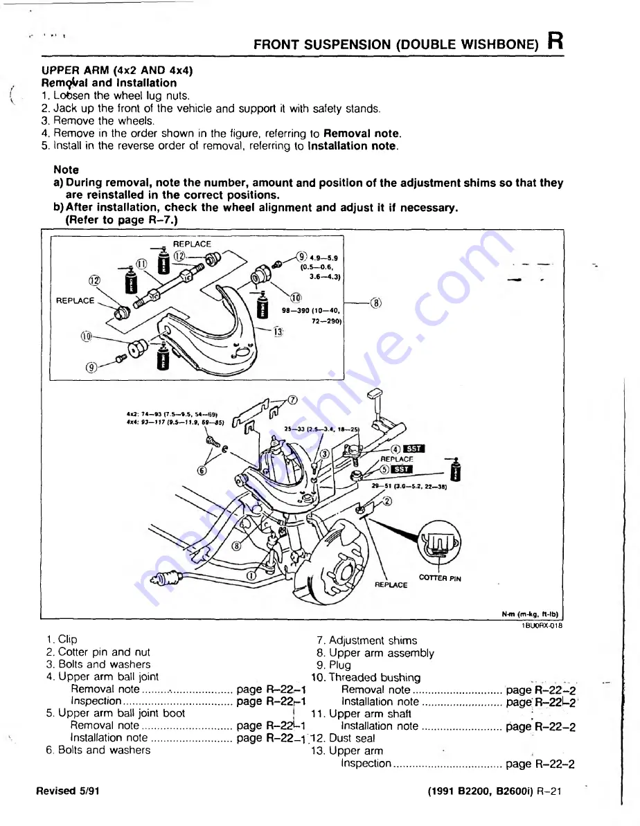 Mazda 626 1989 Скачать руководство пользователя страница 759