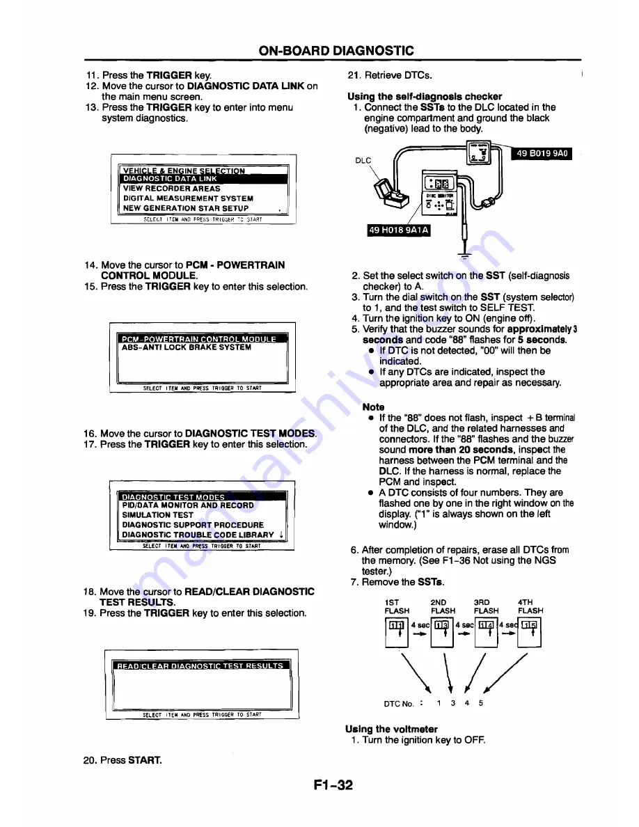 Mazda 626 Station Wagon Workshop Manual Download Page 53