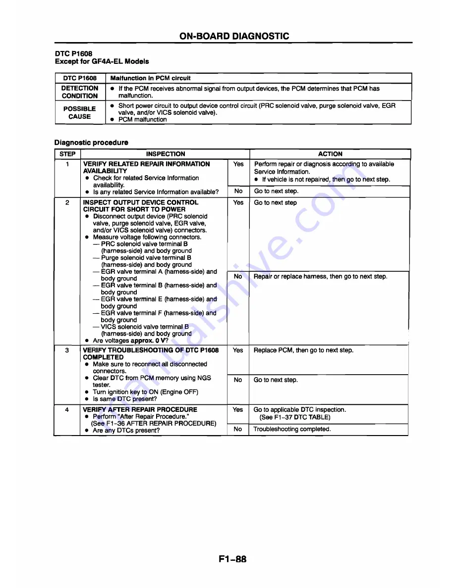 Mazda 626 Station Wagon Workshop Manual Download Page 109