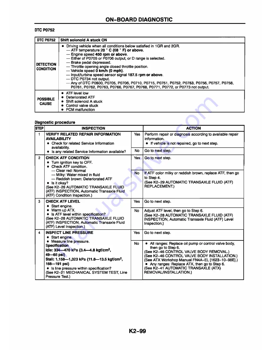 Mazda 626 Station Wagon Workshop Manual Download Page 306