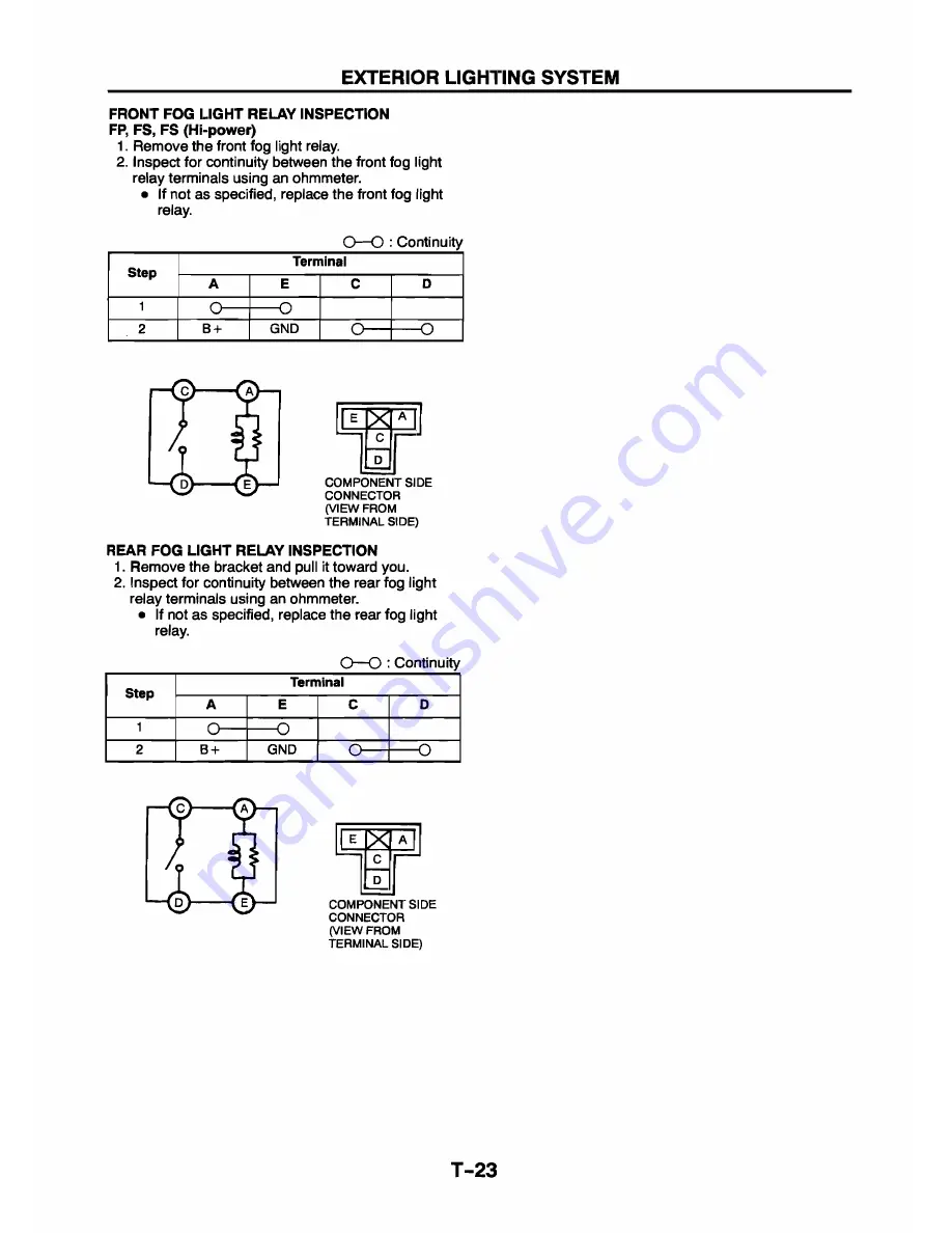 Mazda 626 Station Wagon Workshop Manual Download Page 445