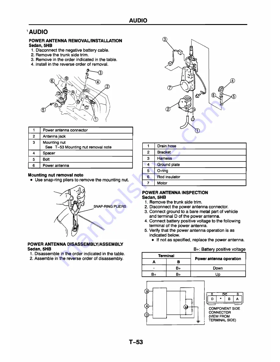 Mazda 626 Station Wagon Workshop Manual Download Page 475