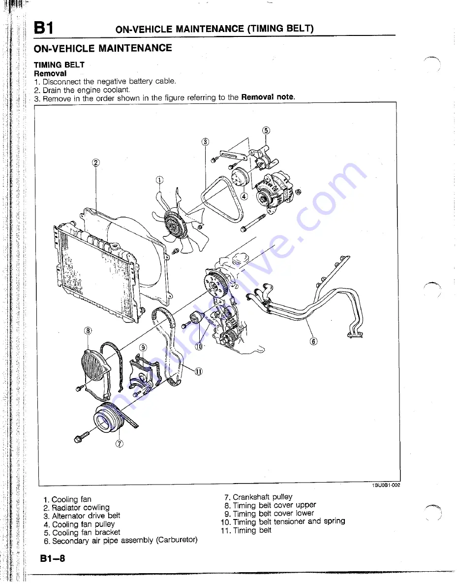 Mazda B2200 1992 Скачать руководство пользователя страница 43