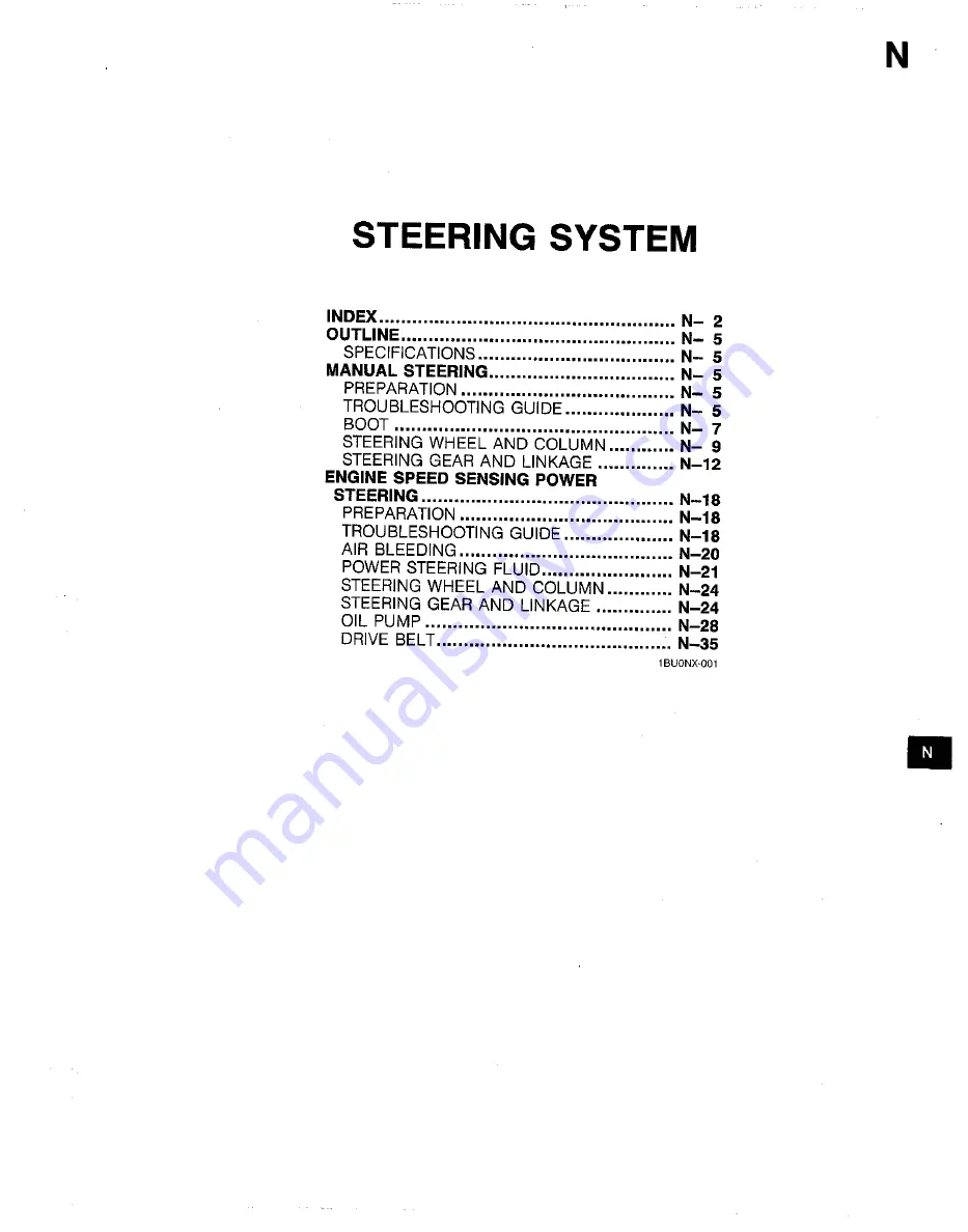 Mazda B2200 1992 Workshop Manual Download Page 1072