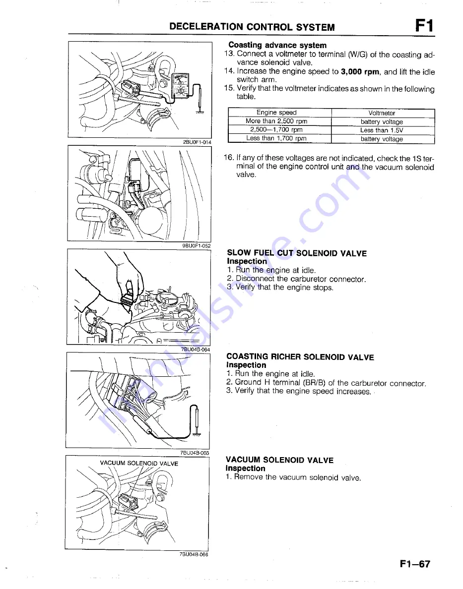 Mazda B2200 1992 Workshop Manual Download Page 286