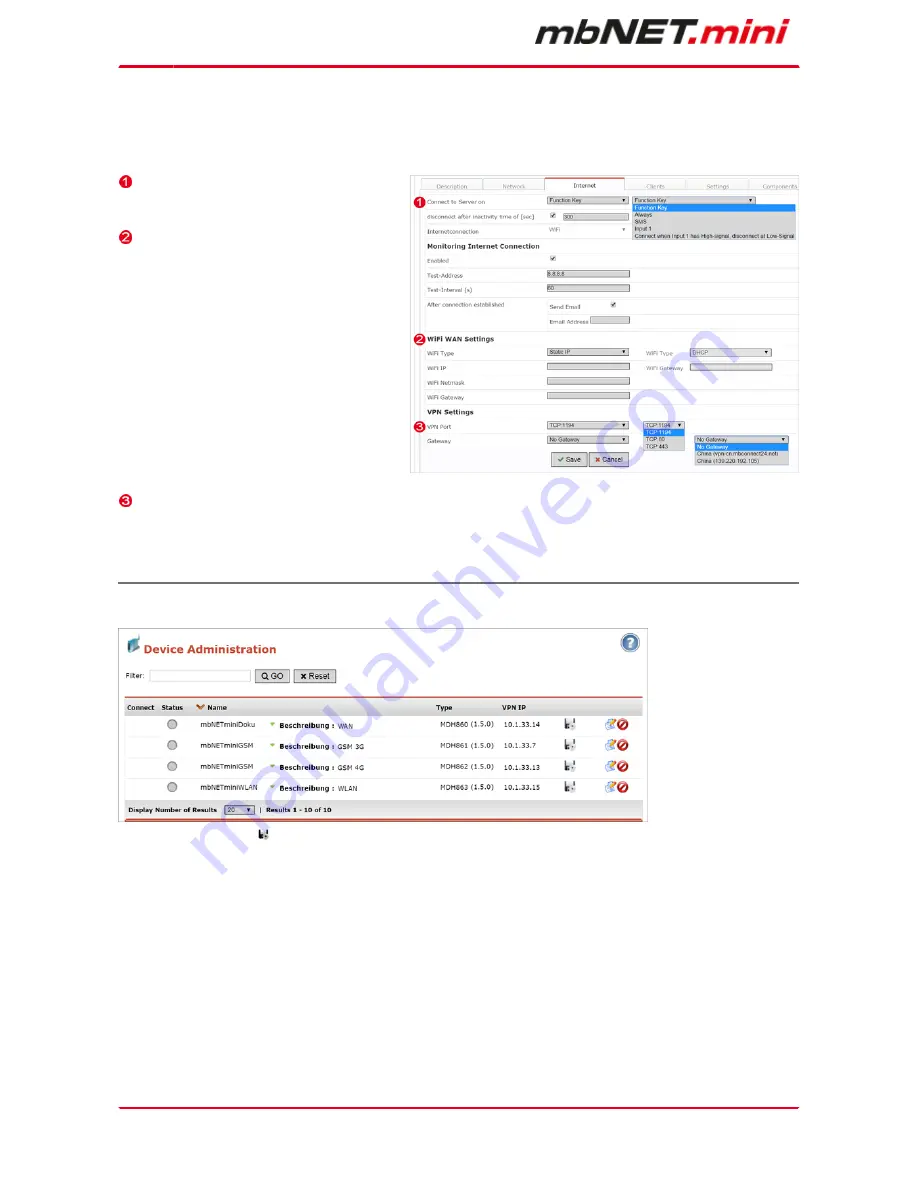 MB Connect Line mbNET.mini Скачать руководство пользователя страница 42