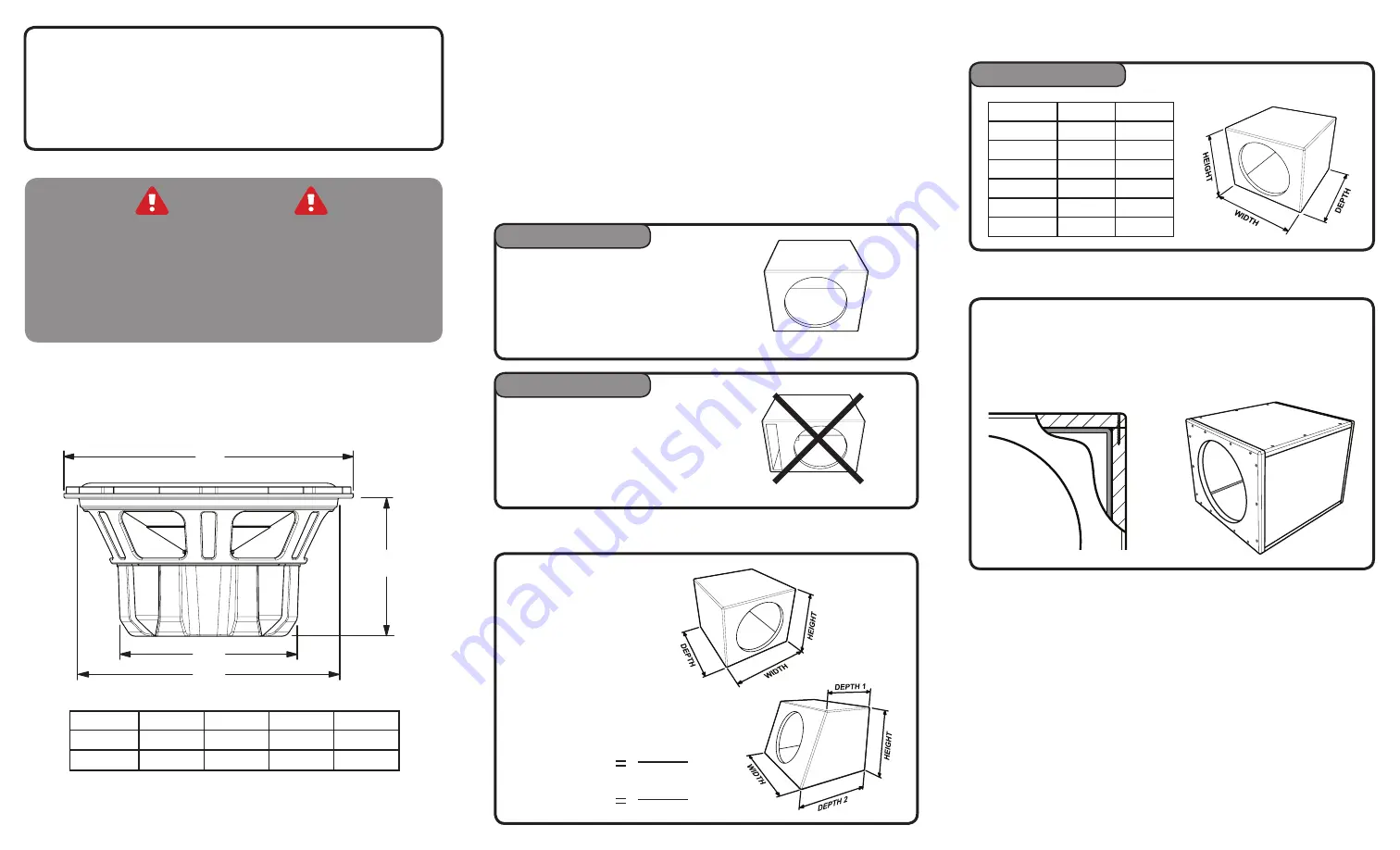 MB QUART FW1-254 Quick Start Installation Manual Download Page 1