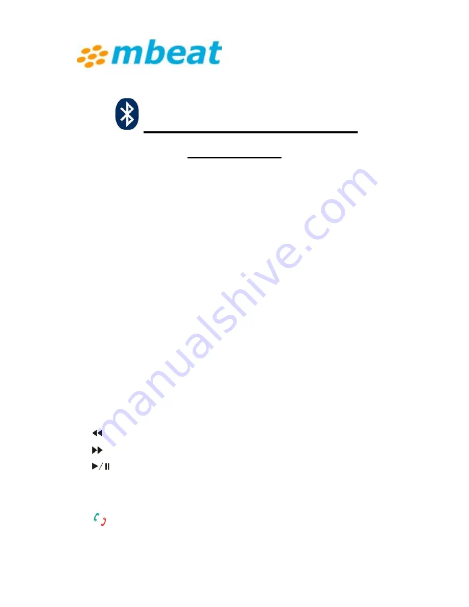 mbeat F-190 User Manual Download Page 1