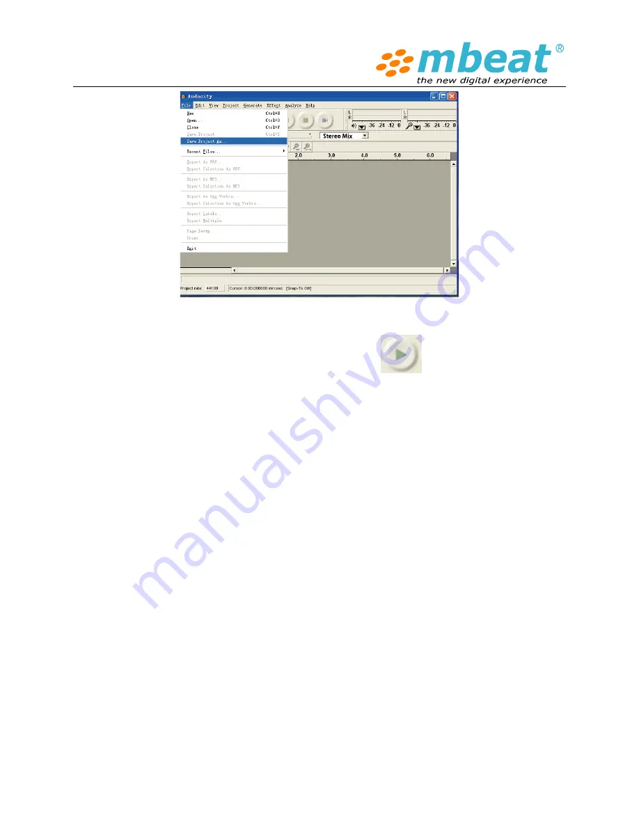 mbeat USB-TR08 Instructions Manual Download Page 13