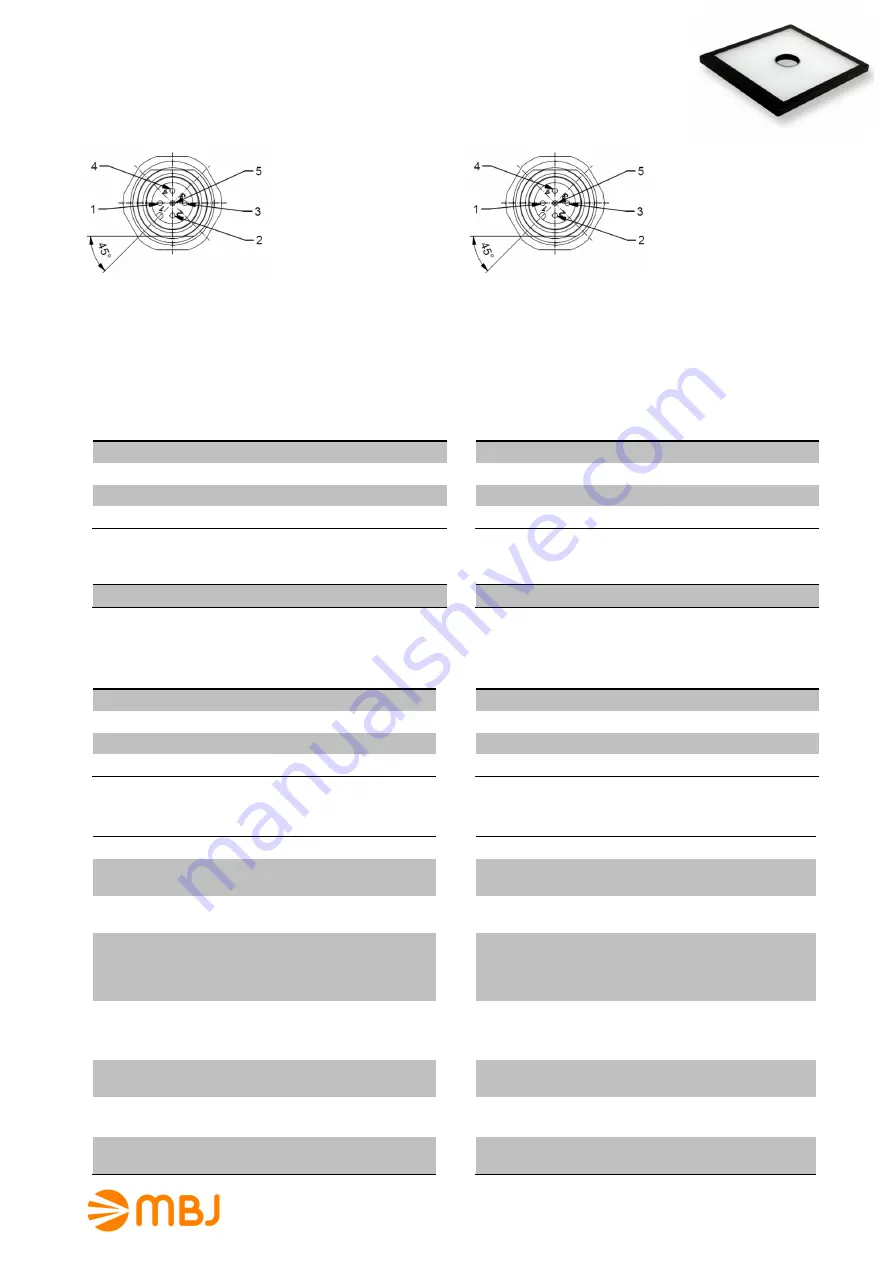 mbj DTL-i-4040-WT Operating Manual Download Page 2