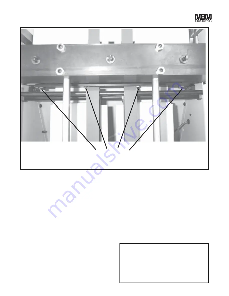 MBM StitchFold Operation Manual Download Page 20