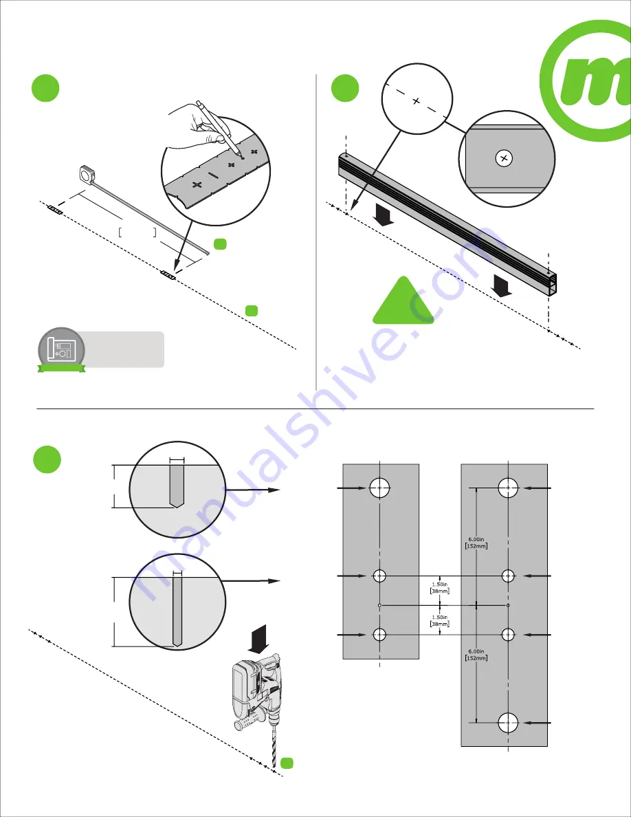 McCue FlexCore Guardrail Installation Instructions Manual Download Page 3