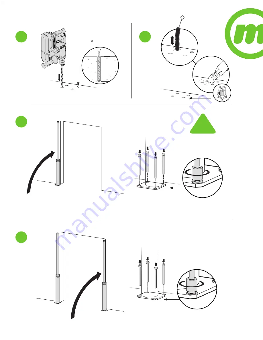 McCue Goal Post Installation Instructions Download Page 3