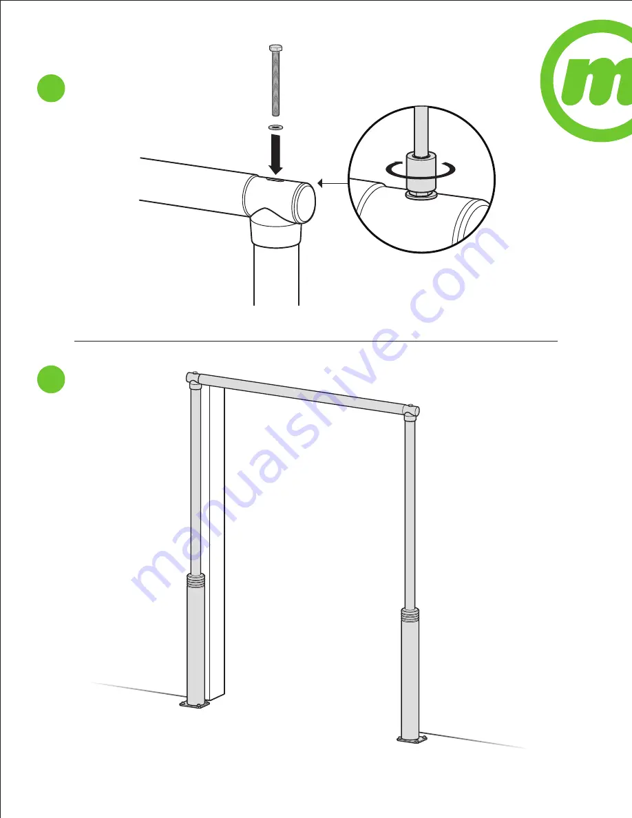 McCue Goal Post Installation Instructions Download Page 5