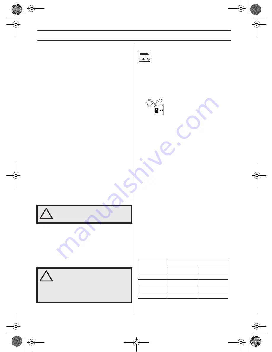 McCulloch B40 B ELITE Operator'S Manual Download Page 16