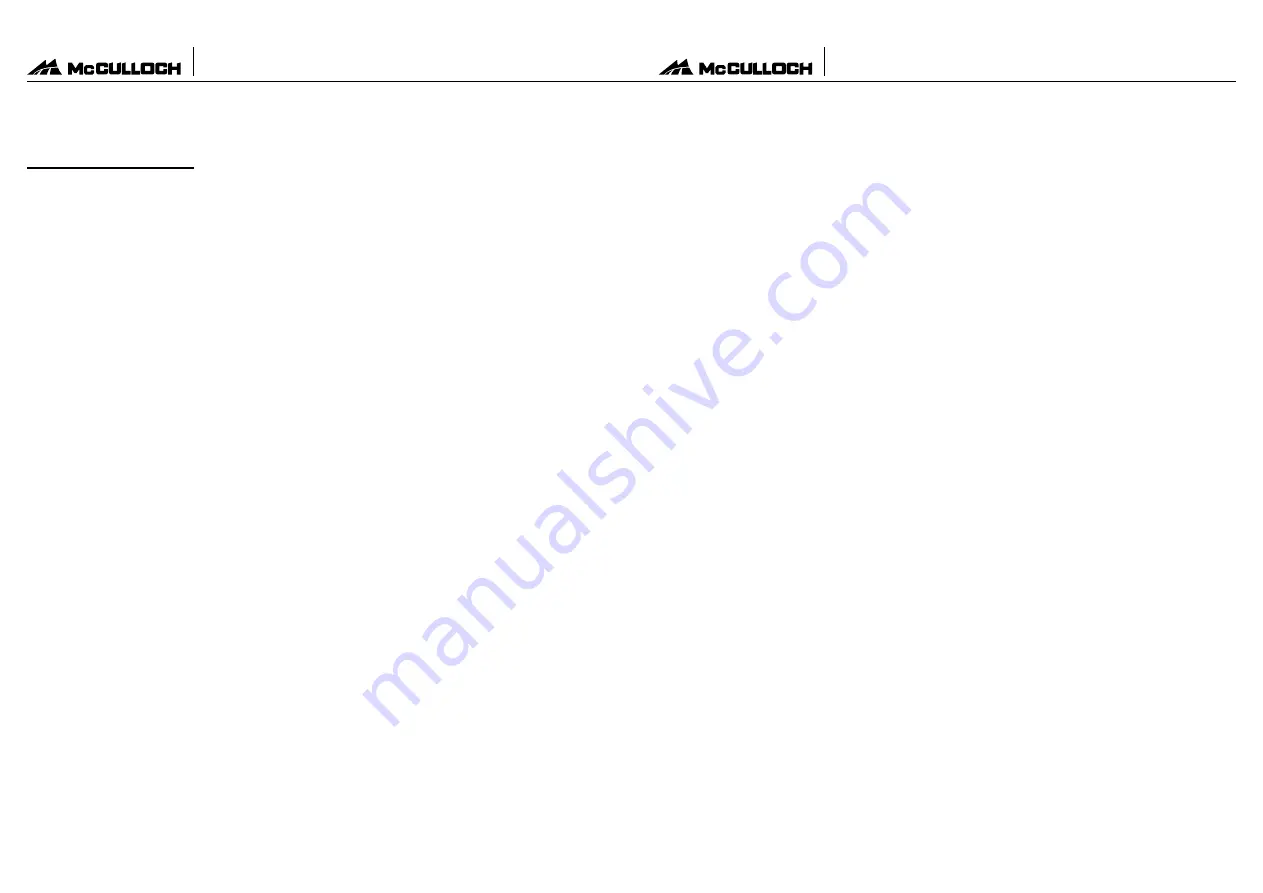 McCulloch MC1375-AU Owner'S Manual Download Page 11