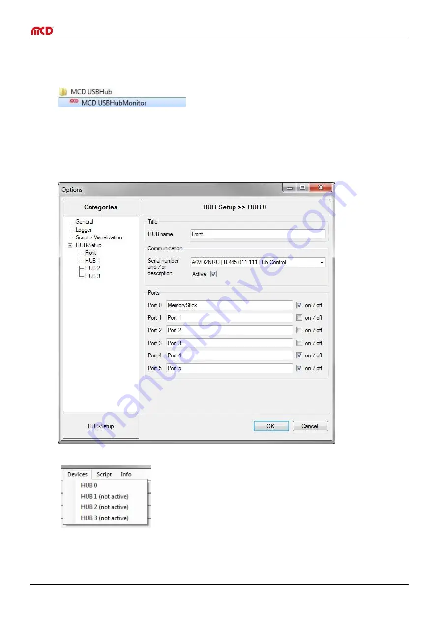 MCD Elektronik USB hub 2.0 6-Port switchable Manual Download Page 6