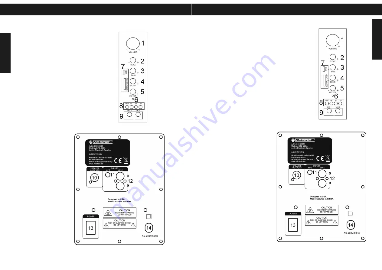 McGrey BTS-235A Скачать руководство пользователя страница 3