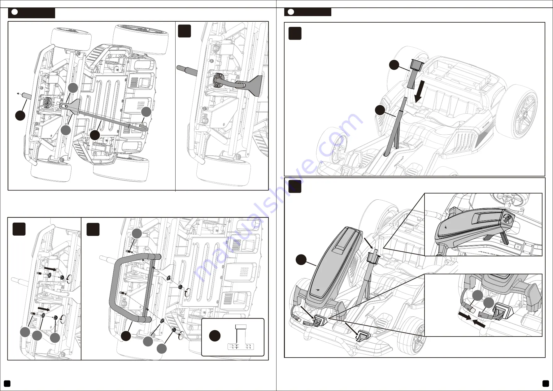 McLaren M1 ride-on Go Kart 4 Installation And Operating Instructions Manual Download Page 6