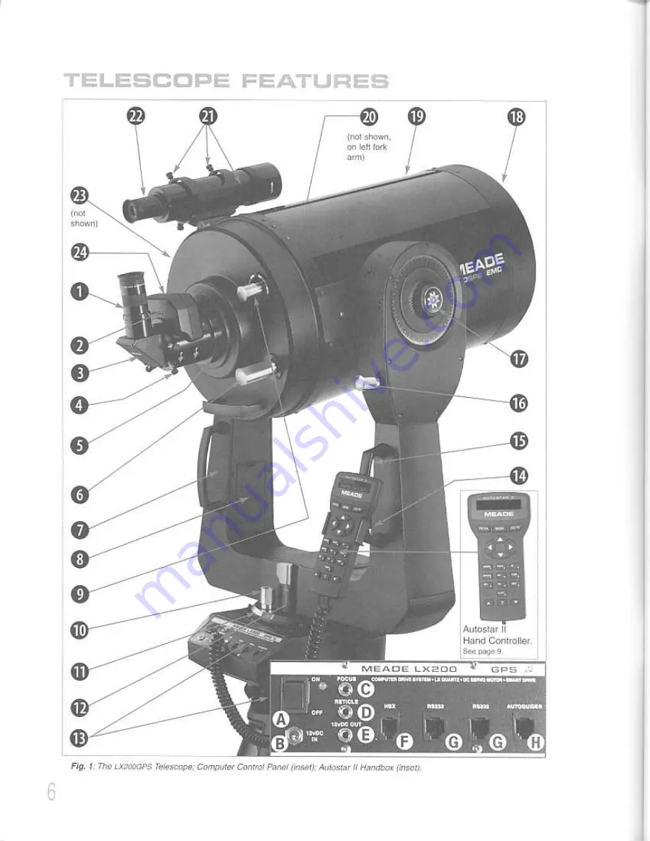 Meade Autostar II Instruction Manual Download Page 6