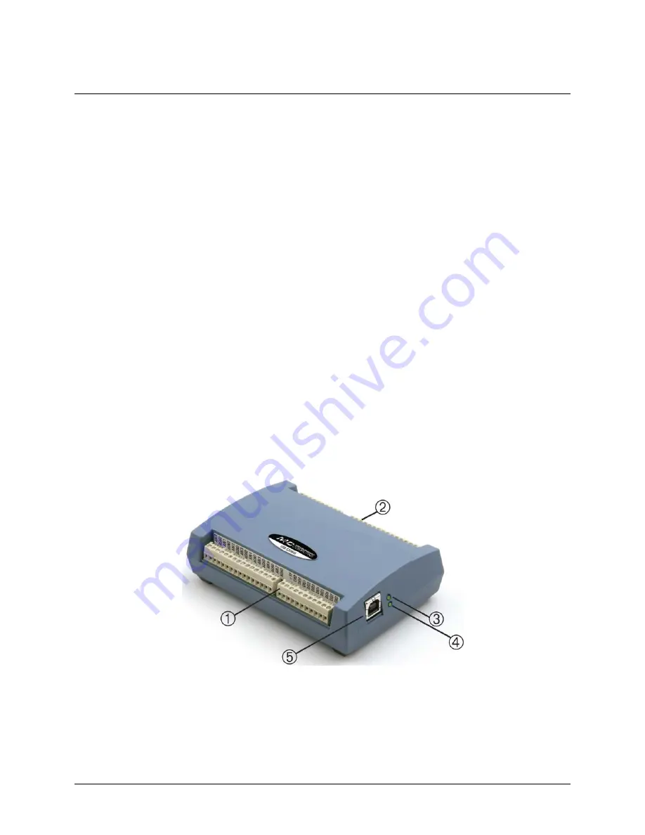 Measurement Computing USB-1208HS Скачать руководство пользователя страница 9