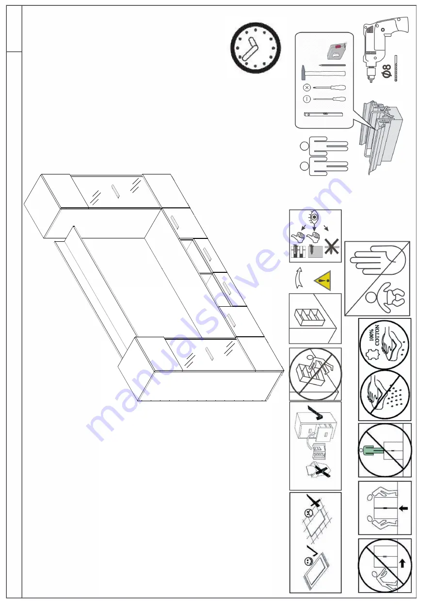 Meble Furniture 55260 Instruction Manual Download Page 1