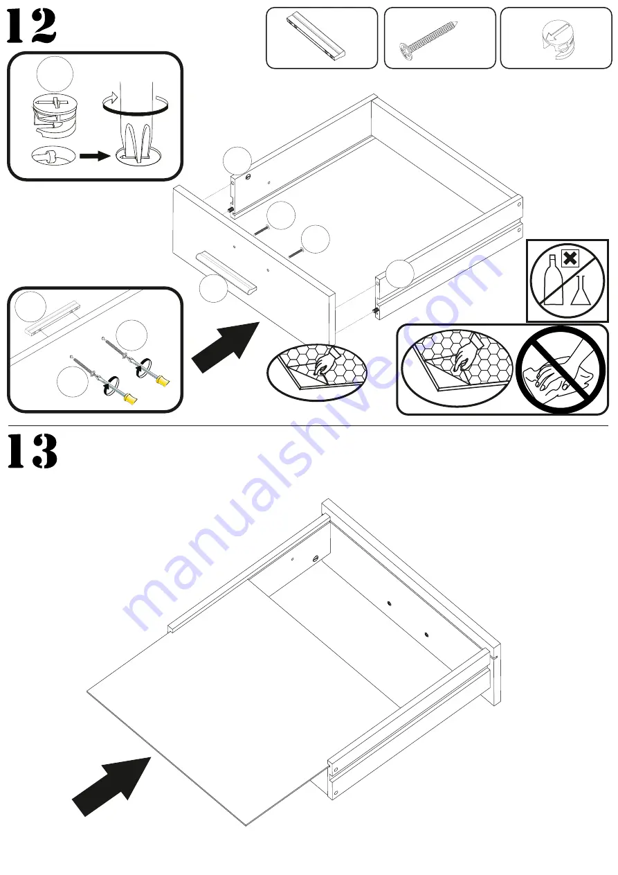 Meble Furniture 55260 Instruction Manual Download Page 13