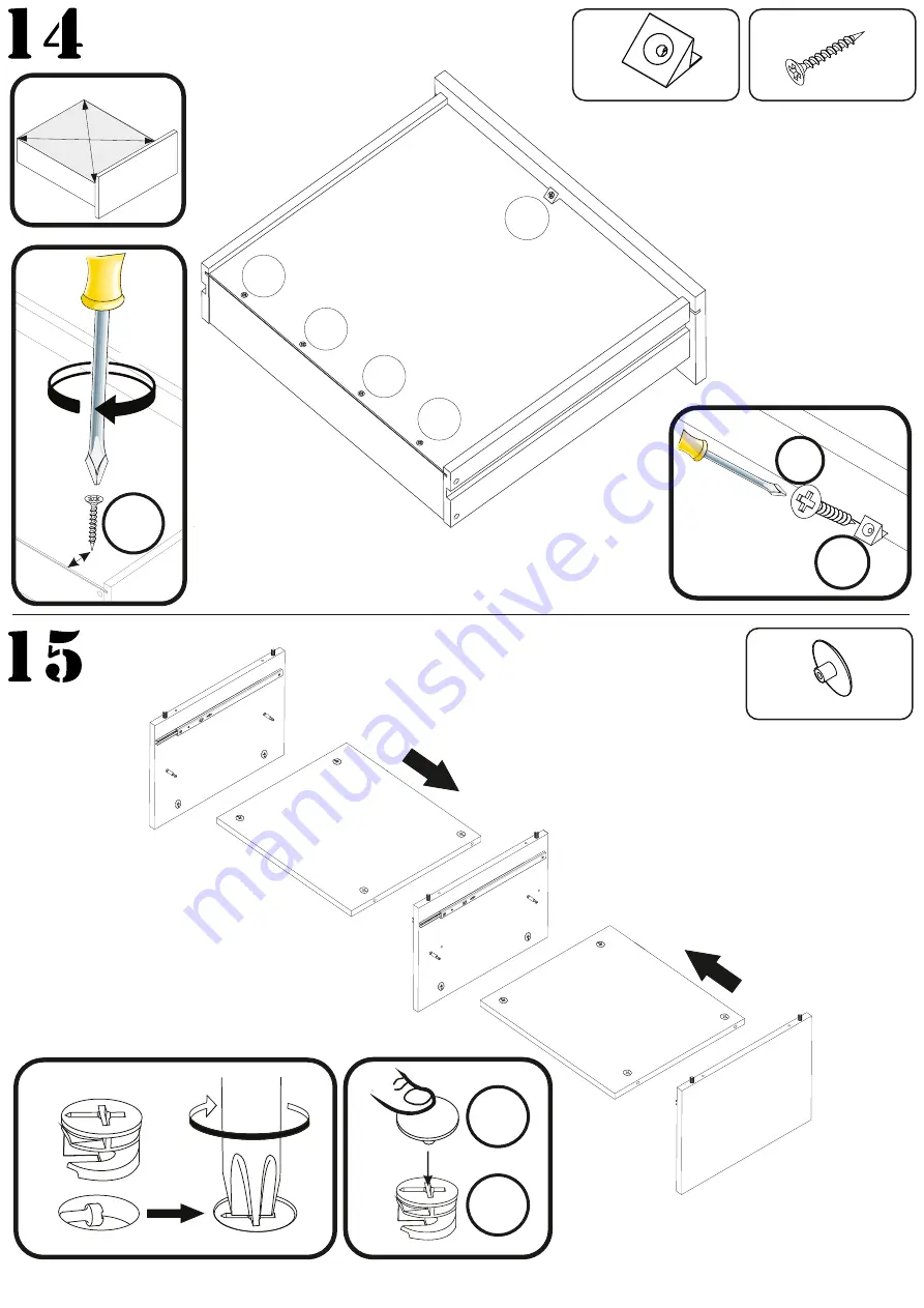 Meble Furniture 55260 Instruction Manual Download Page 14