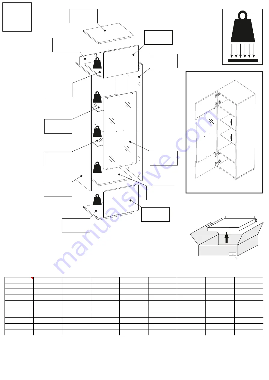 Meble Furniture 55260 Instruction Manual Download Page 19