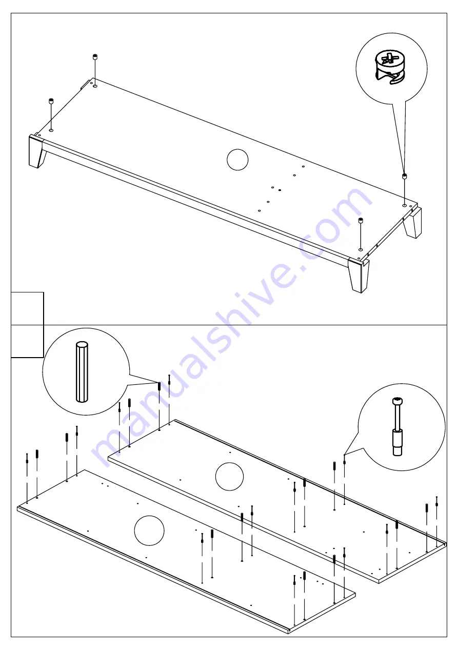 Meblik Bookcase low 150 Скачать руководство пользователя страница 4