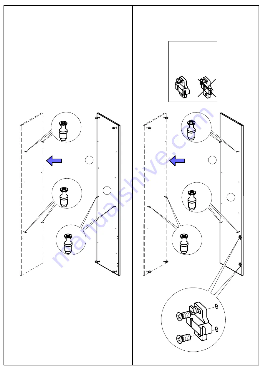 Meblik Bookcase R3.21 Assembly Instructions Manual Download Page 5