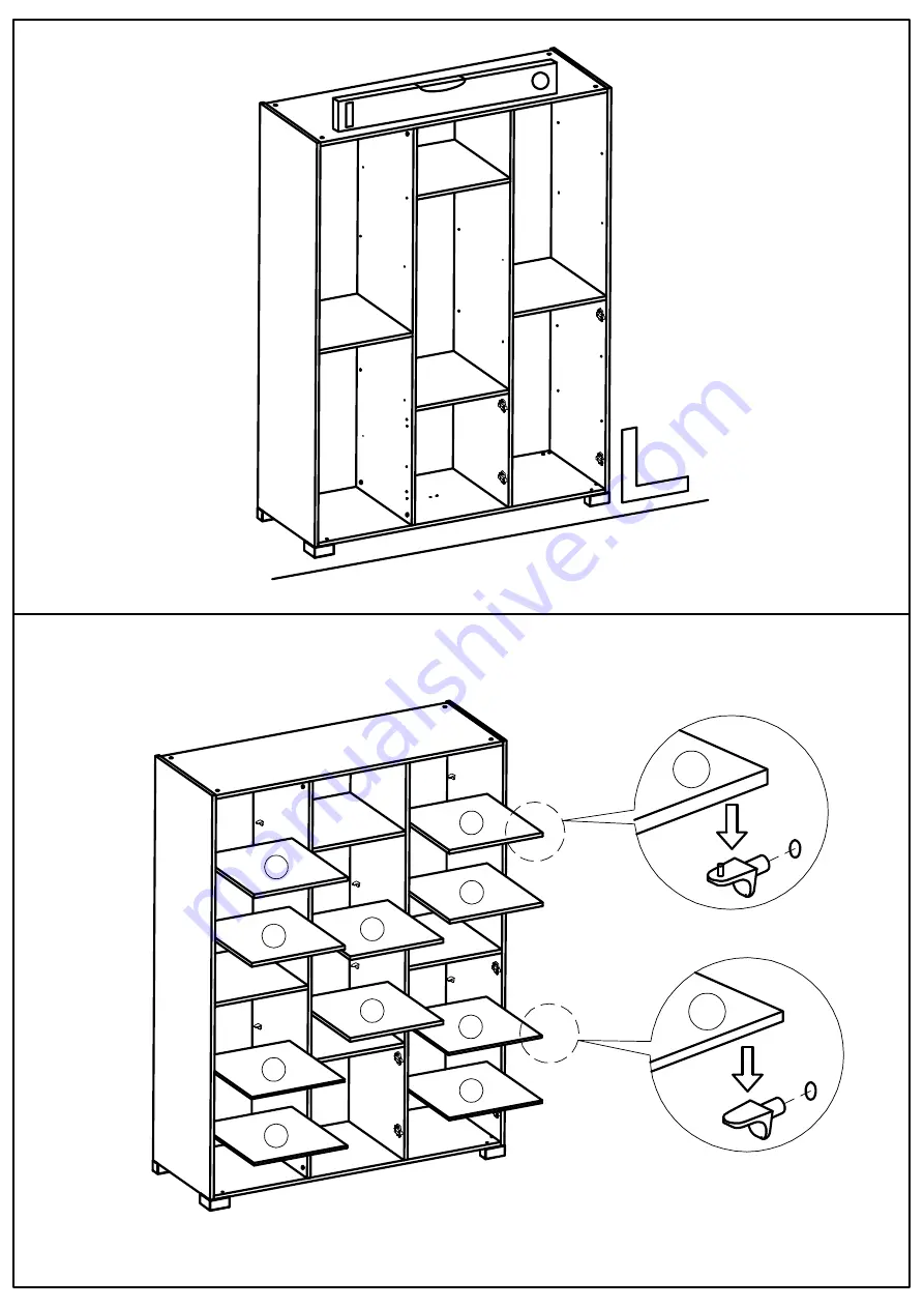 Meblik Bookcase R3.21 Assembly Instructions Manual Download Page 10