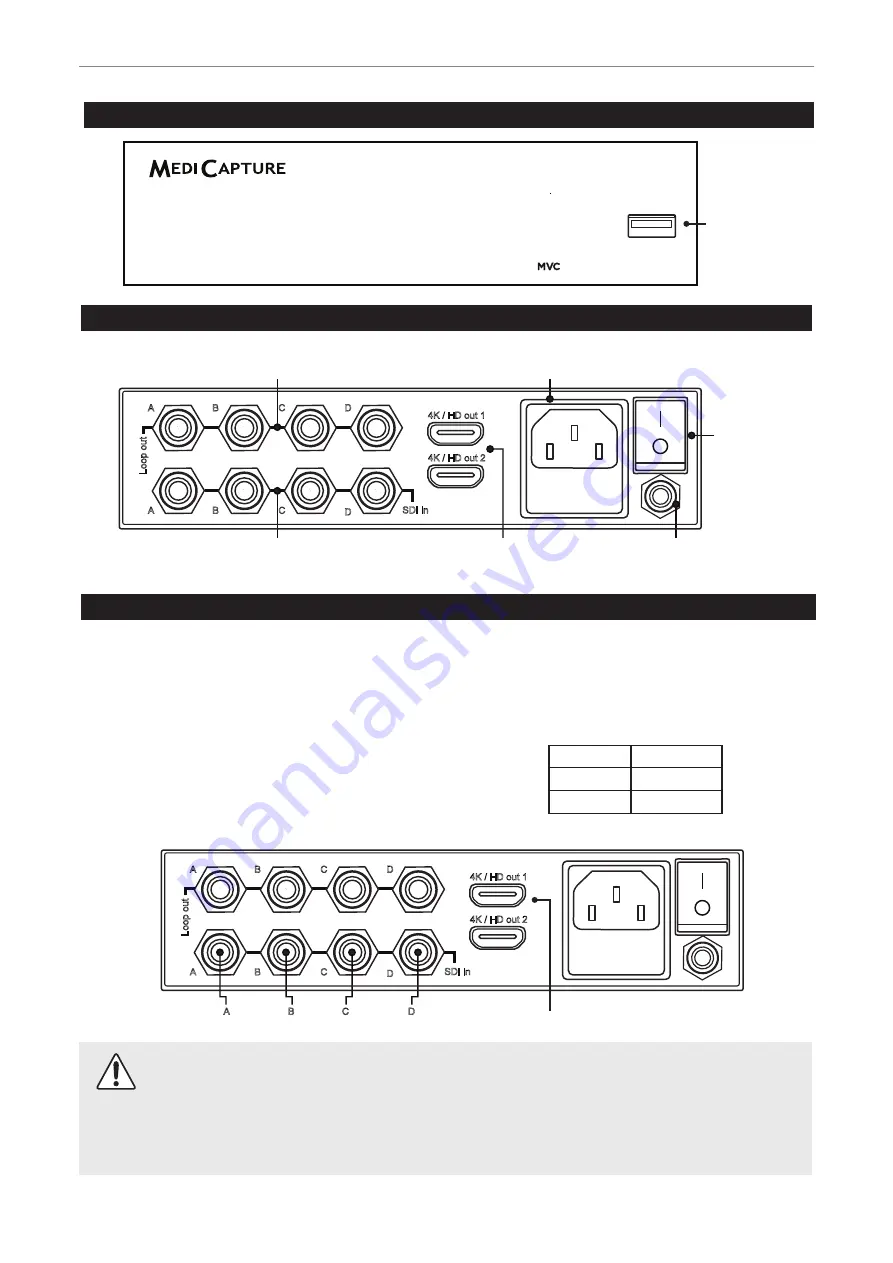 MediCapture MVC Pro SDI to HDMI Скачать руководство пользователя страница 6