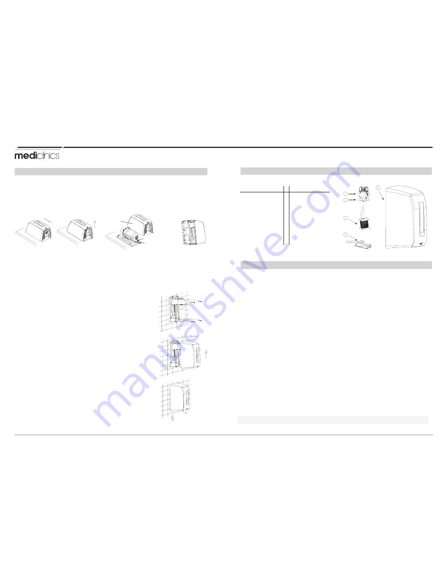 Mediclinics M04A Installation And Operation Instructions Manual Download Page 13